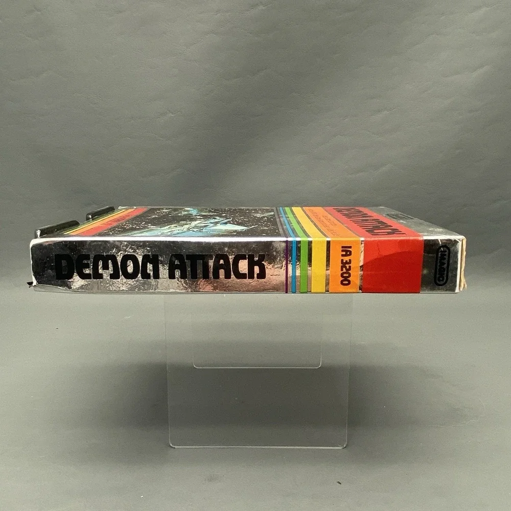 Demon Attack (Atari 2600, 1982) Box, Cartridge, Instructions